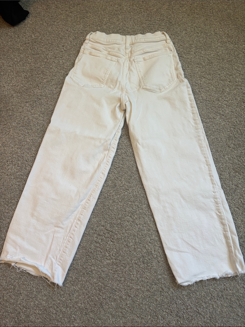 Crisp White Madewell the Perfect Vintage wide-leg cropped High-Waist Jeans 27 - Picture 5 of 6